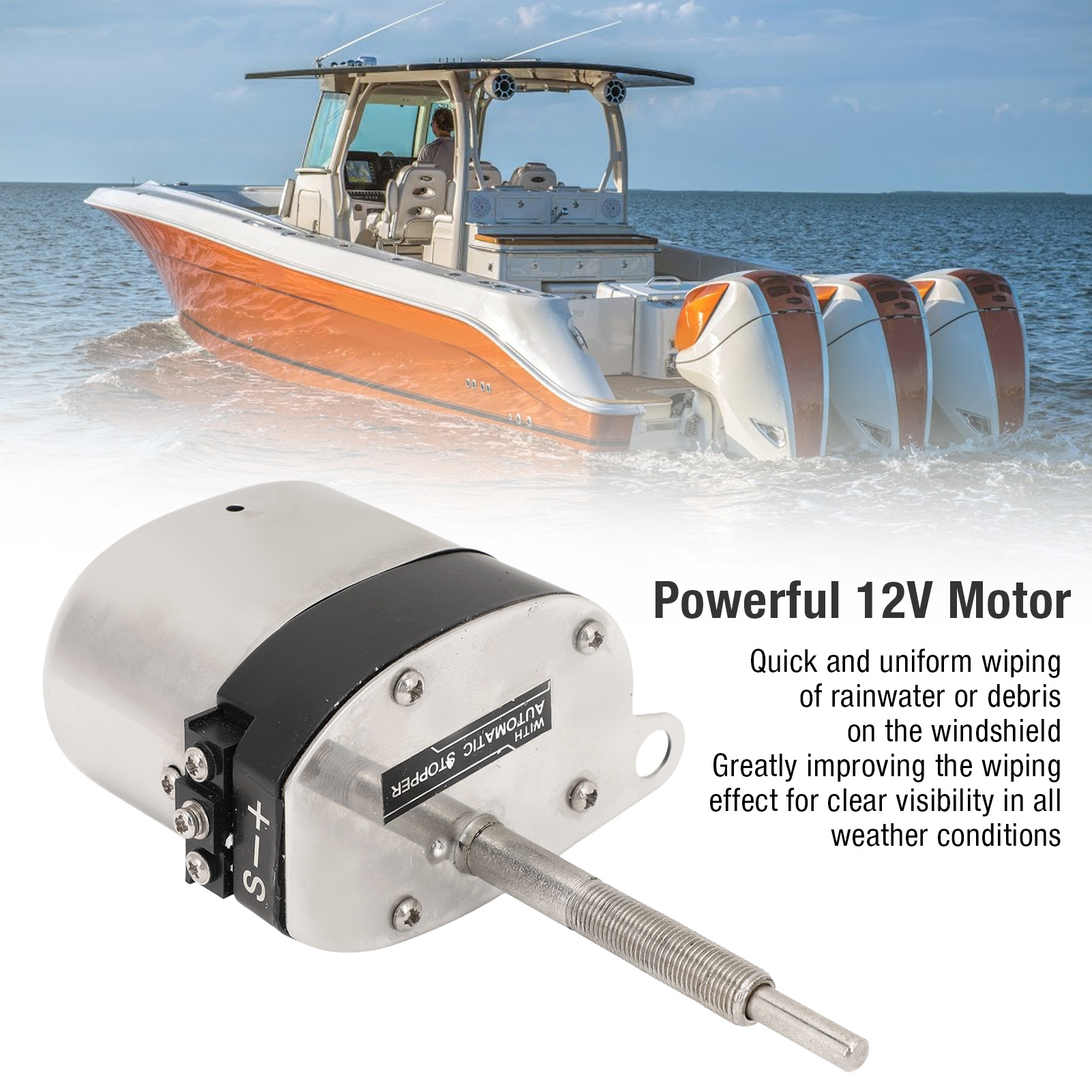 Electric Motor Windshield Wipe - مراجعة Fishing Boat Trolling Motor وسعره