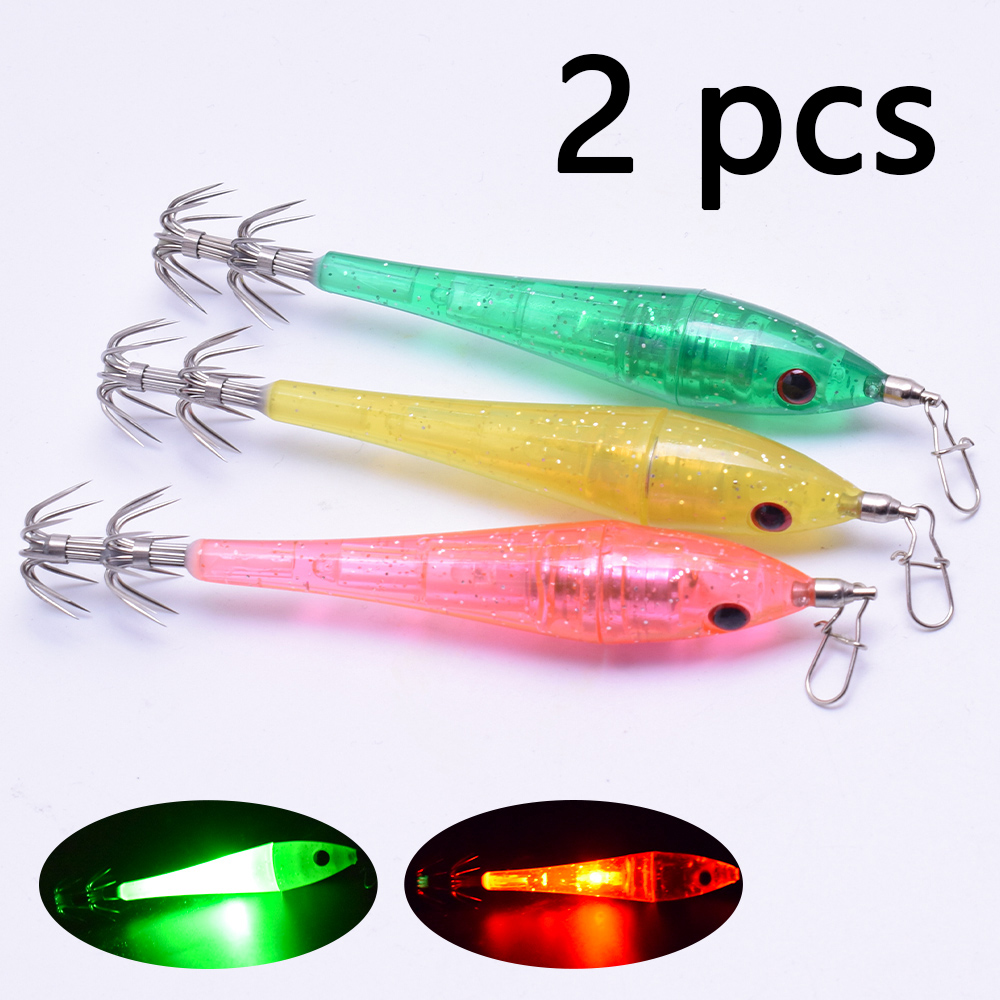 2 pcs LED underwater lure ligh - مراجعة Fishing Boat Navigation Light وسعره