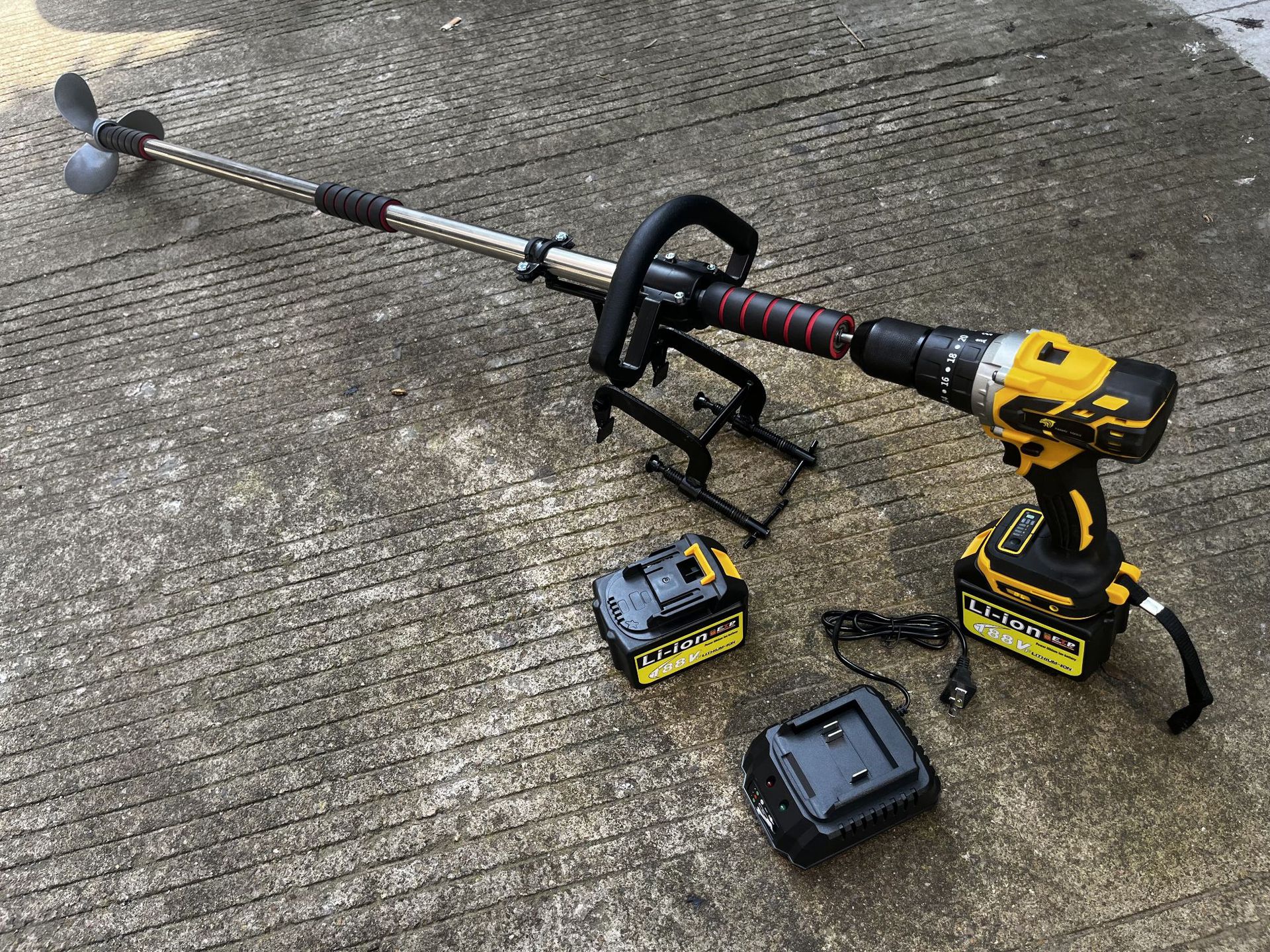 Electric Drill Manual Propelle - مراجعة Fishing Boat Outboard Motor وسعره