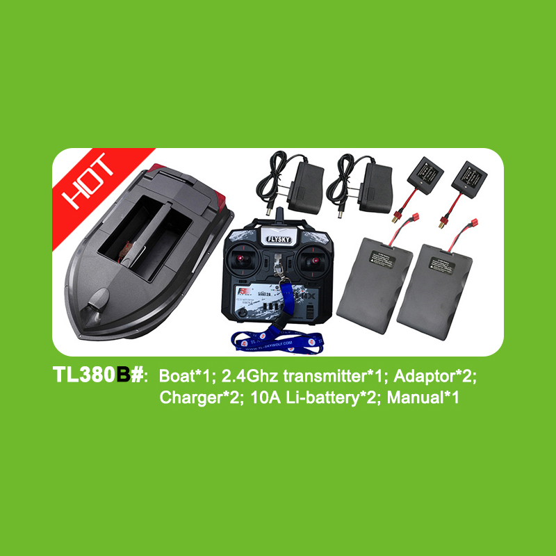 Auto Return GPS Sonar Bait Boa - مراجعة Fishing Boat Gps وسعره