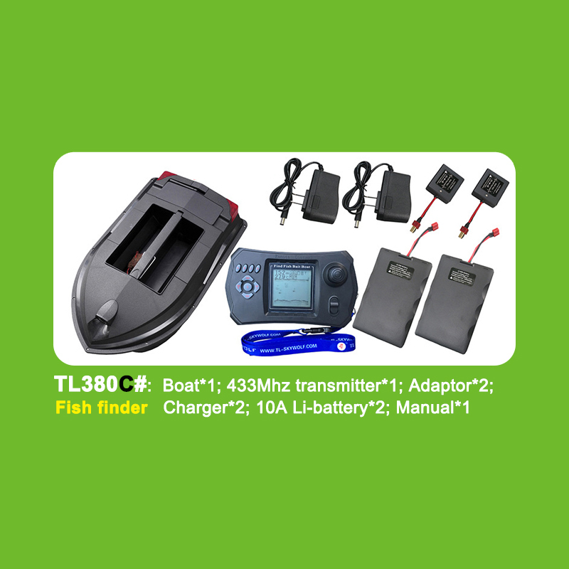 Auto Return GPS Sonar Bait Boa - مراجعة Fishing Boat Gps وسعره