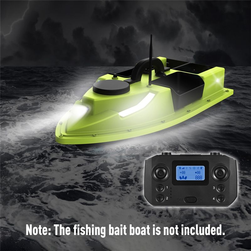 ABKQ-Fishing Bait Boat Remote  - مراجعة Fishing Boat Oar وسعره