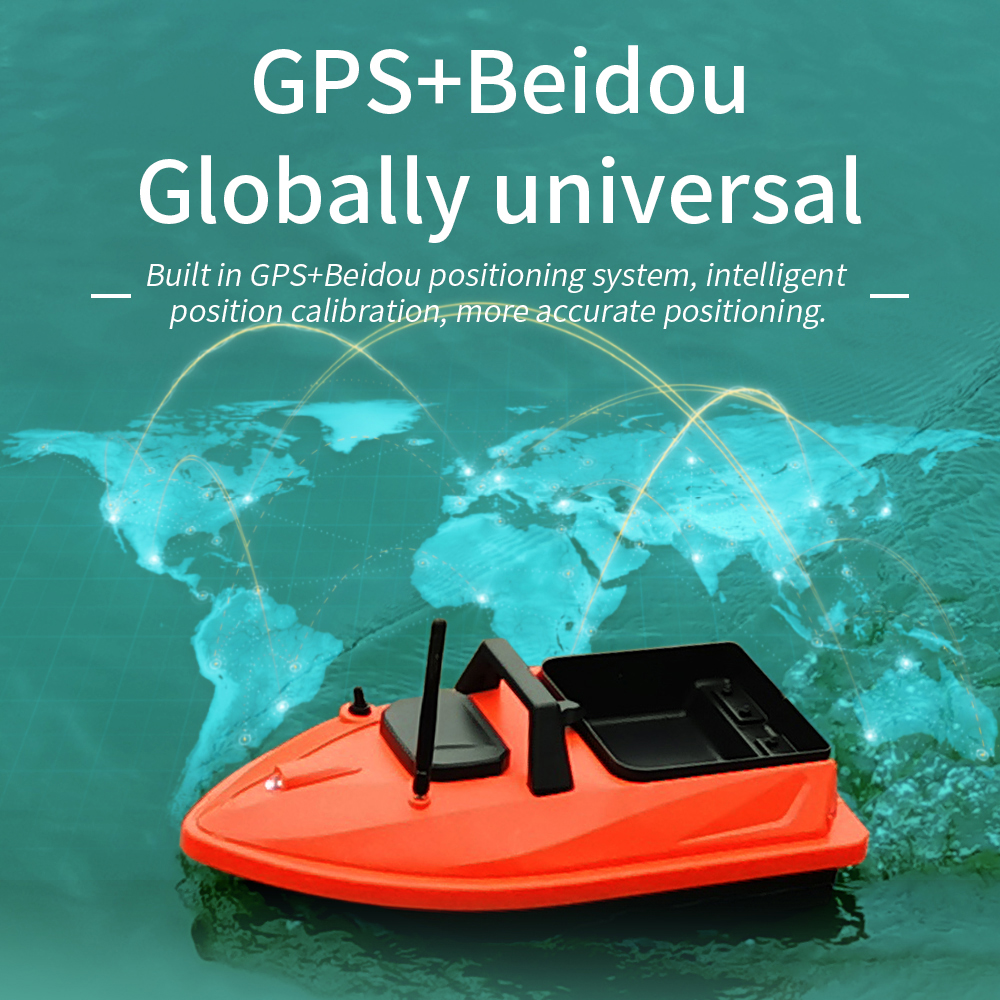 NEW GPS Fishing Bait Boat 1.5k - مراجعة Fishing Boat Gps وسعره