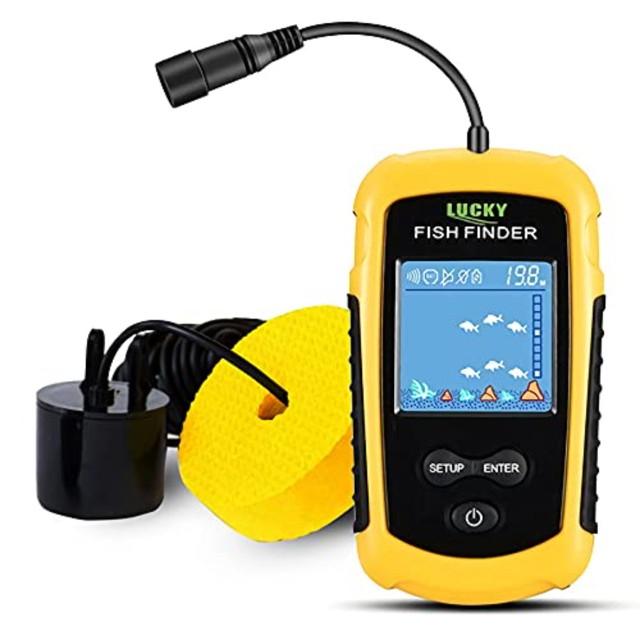 Kayak Portable Fish Depth Find - مراجعة Fishing Boat Depth Finder وسعره