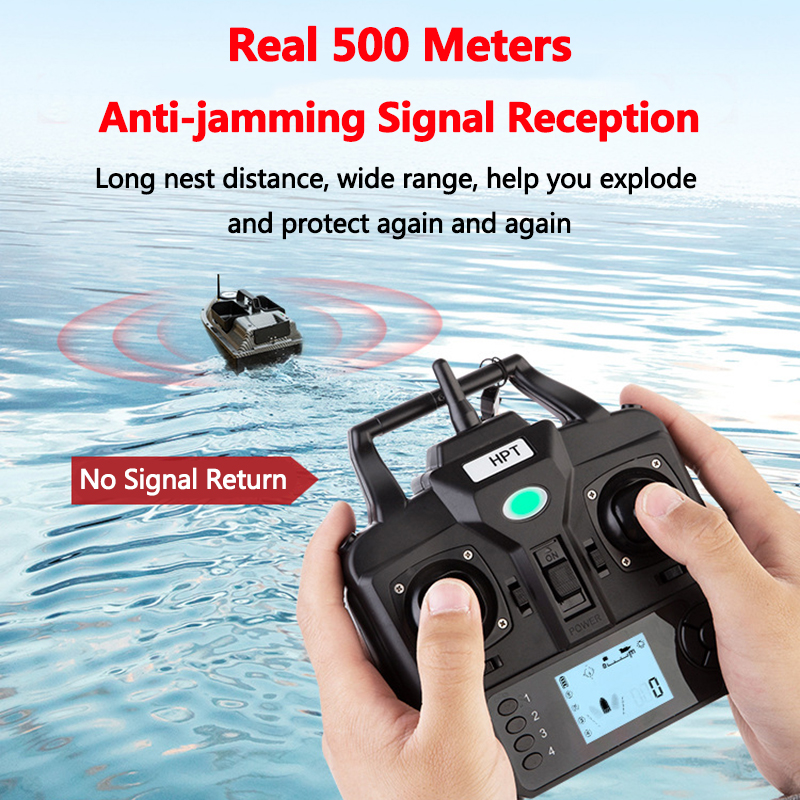 500M GPS Bait Boat Smart Cruis - مراجعة Fishing Boat Gps وسعره