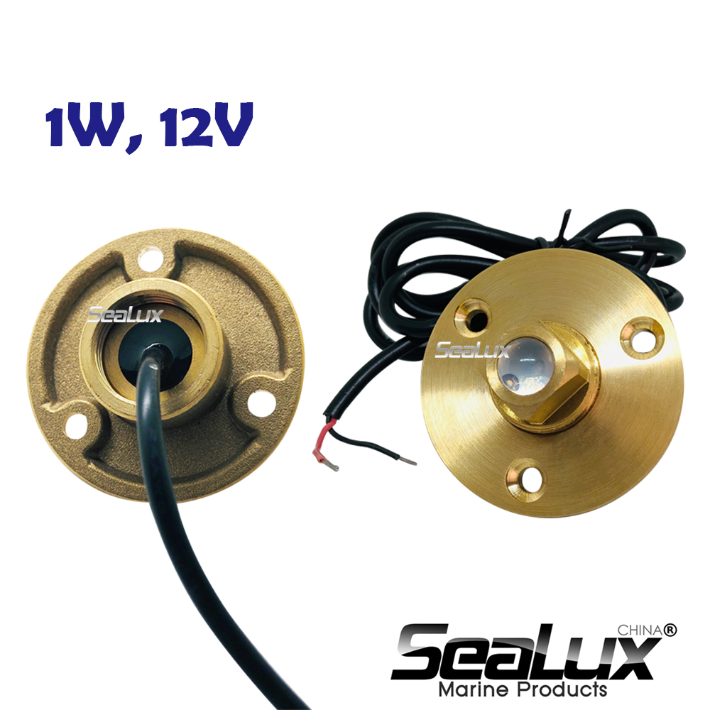 Sealux Brass drain plug LED li - مراجعة Fishing Boat Navigation Light وسعره