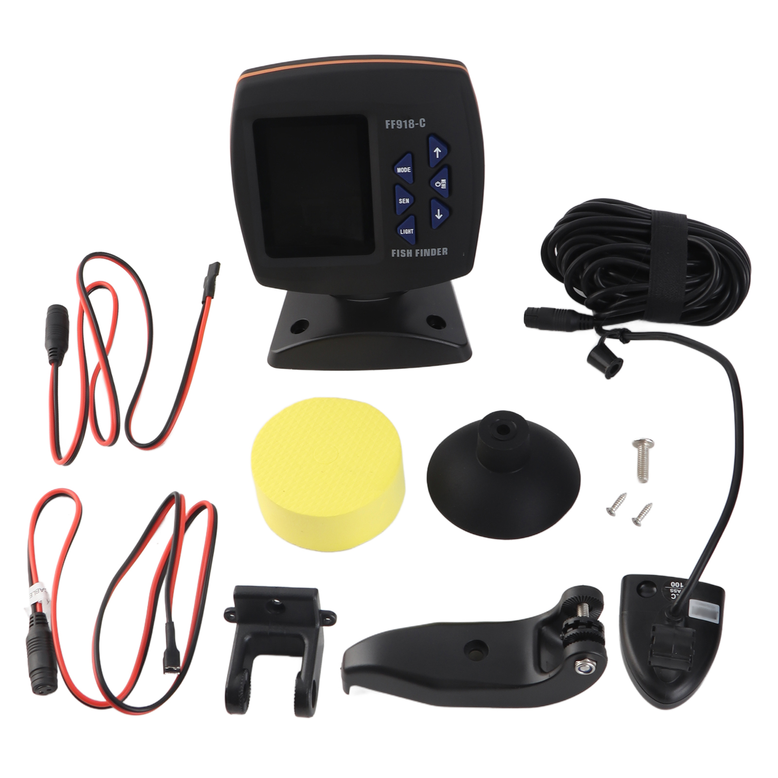 Color Screen Wired Fish Finder - مراجعة Fishing Boat Depth Finder وسعره