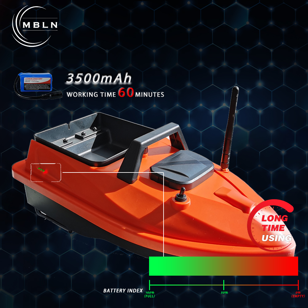 MBLN Mini GPS Bait Boat – 24 W - مراجعة Fishing Boat Gps وسعره