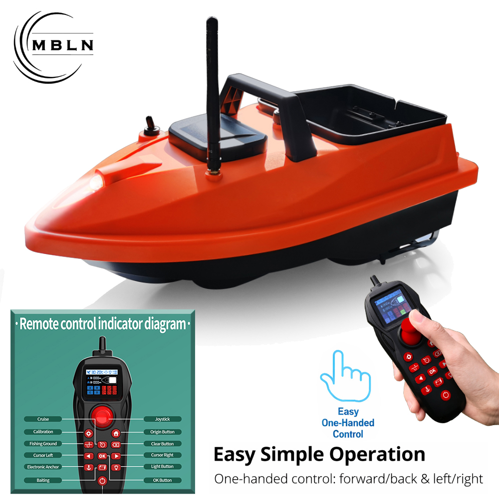 MBLN Mini GPS Bait Boat – 24 W - مراجعة Fishing Boat Gps وسعره