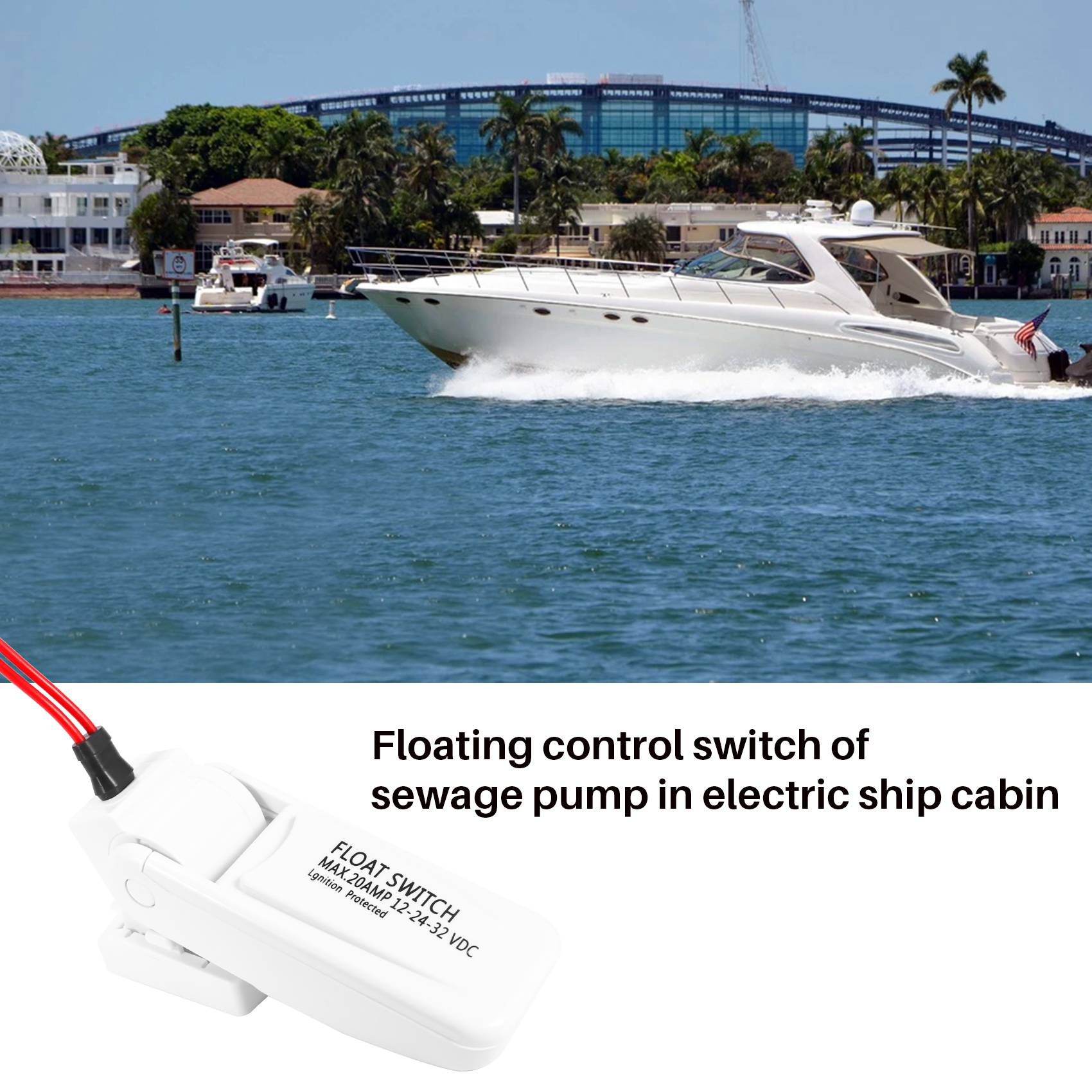 AASS-Bilge Pump Float Switch A - مراجعة Fishing Boat Bilge Pump وسعره