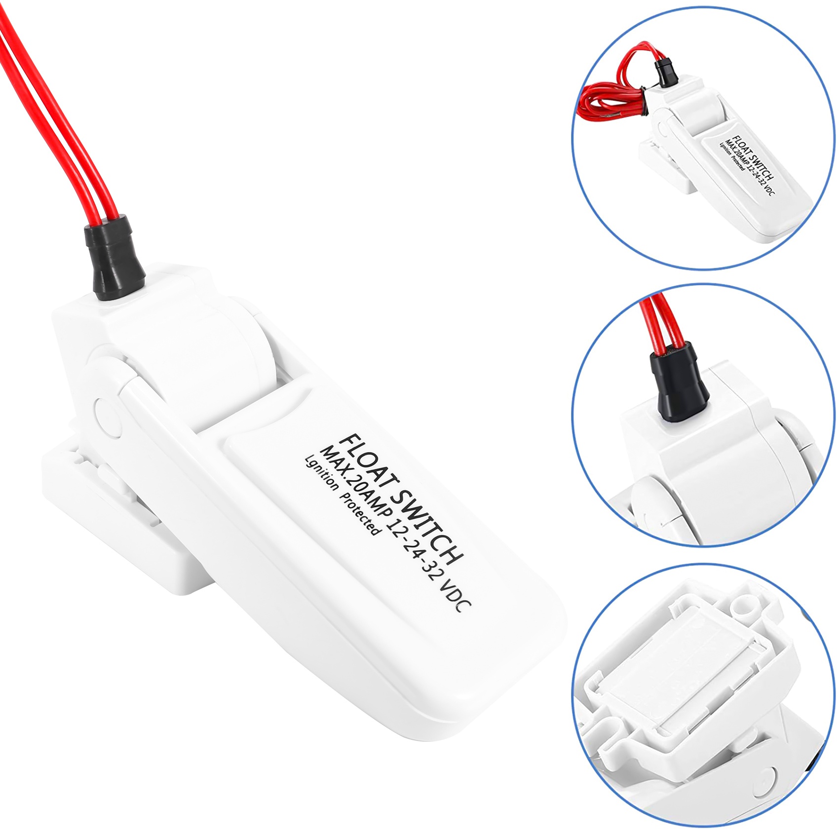 AASS-Bilge Pump Float Switch A - مراجعة Fishing Boat Bilge Pump وسعره