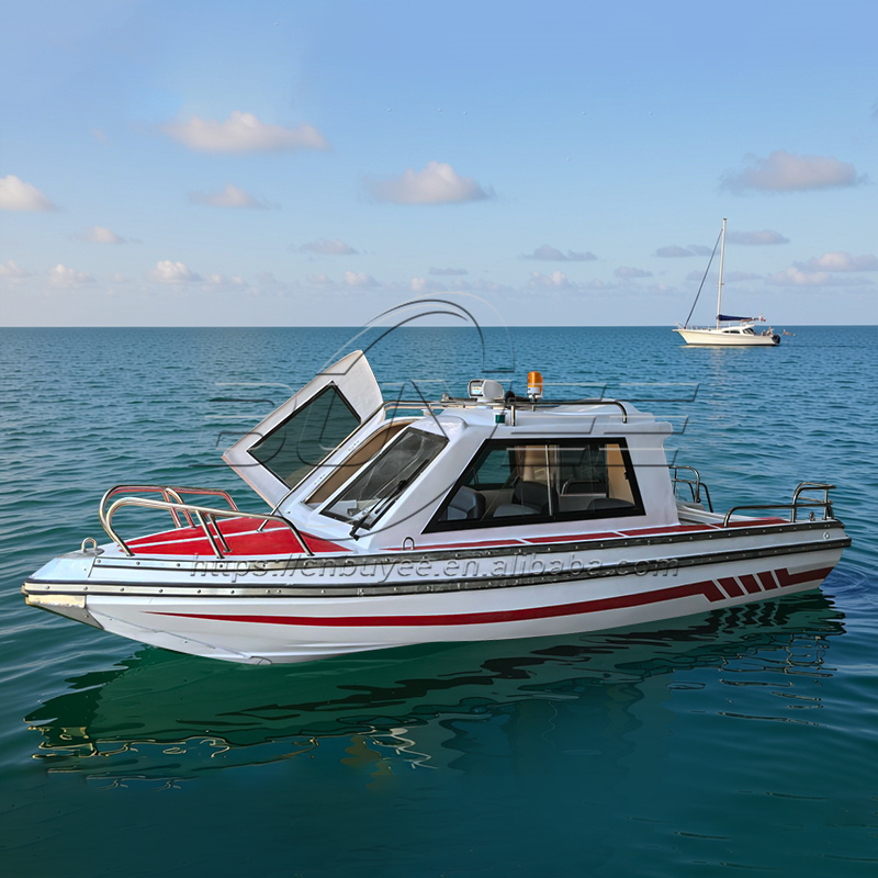 17.6ft/5.38m High Speed Cabin  - مراجعة Fishing Boat Fiberglass وسعره