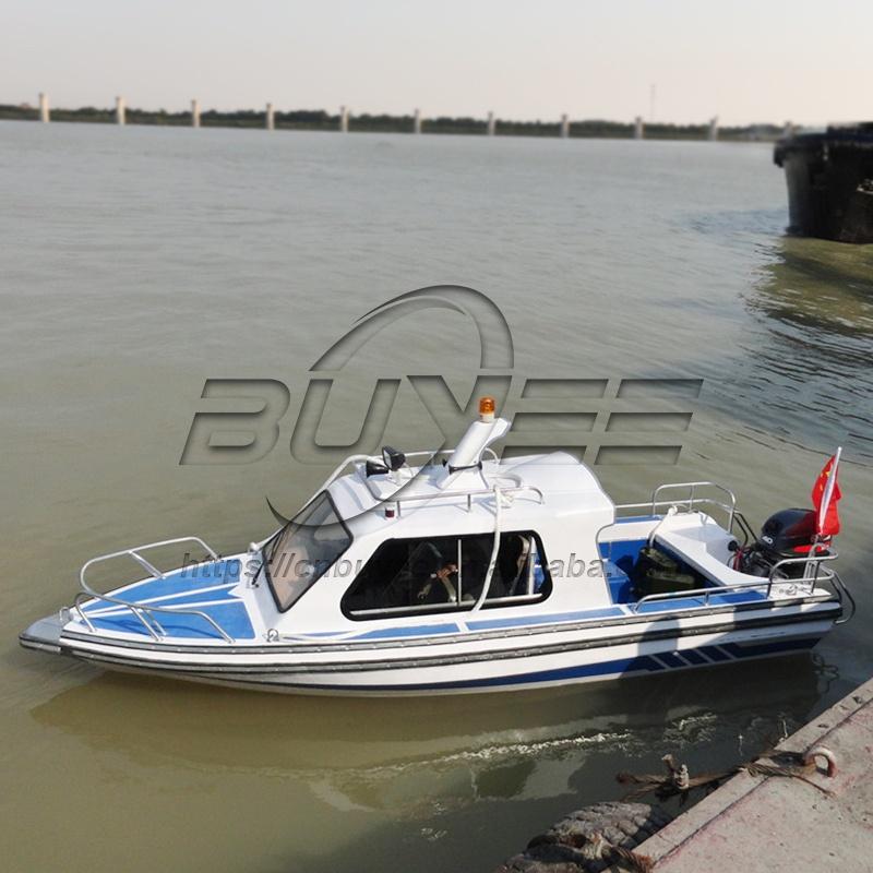 17.6ft/5.38m High Speed Cabin  - مراجعة Fishing Boat Fiberglass وسعره