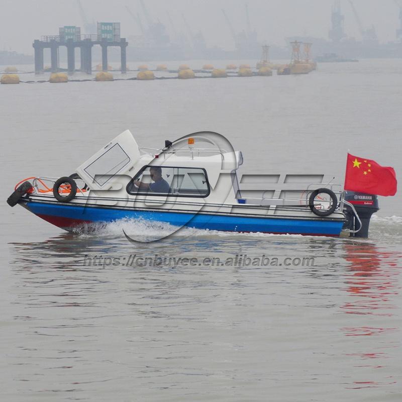 17.6ft/5.38m High Speed Cabin  - مراجعة Fishing Boat Fiberglass وسعره