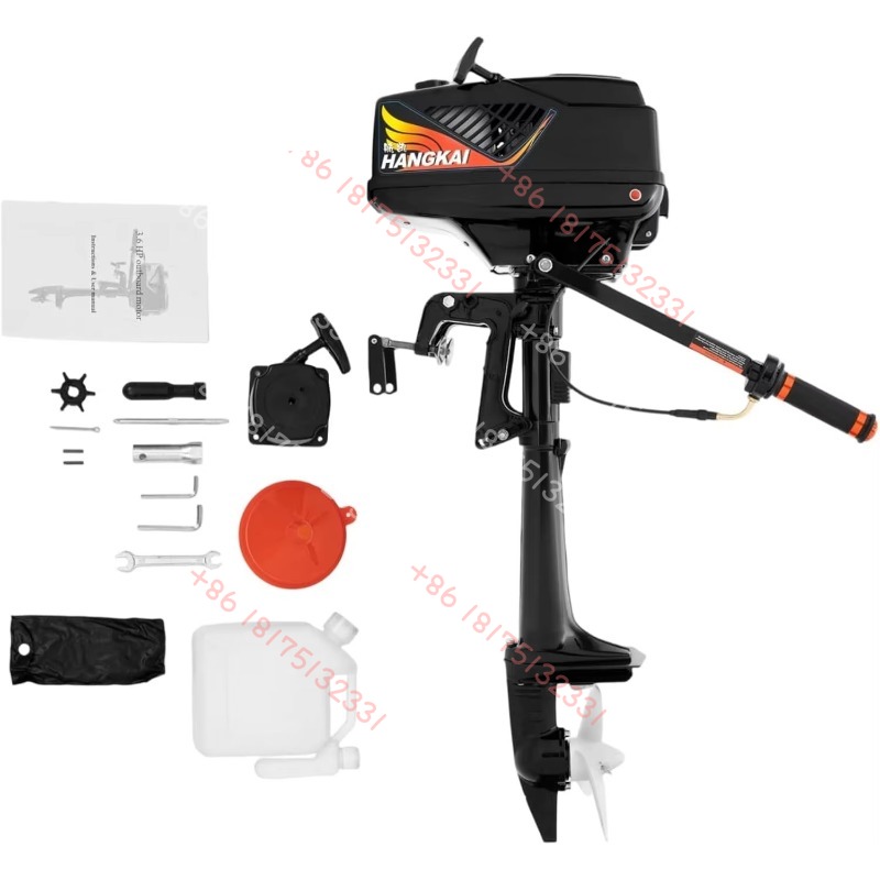 HANGKAI Outboard Motor, 3.6  2 - مراجعة Fishing Boat Outboard Motor وسعره