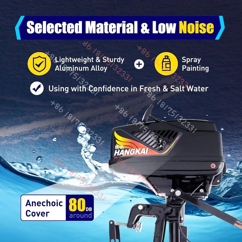 HANGKAI Outboard Motor, 3.6  2 - مراجعة Fishing Boat Outboard Motor وسعره