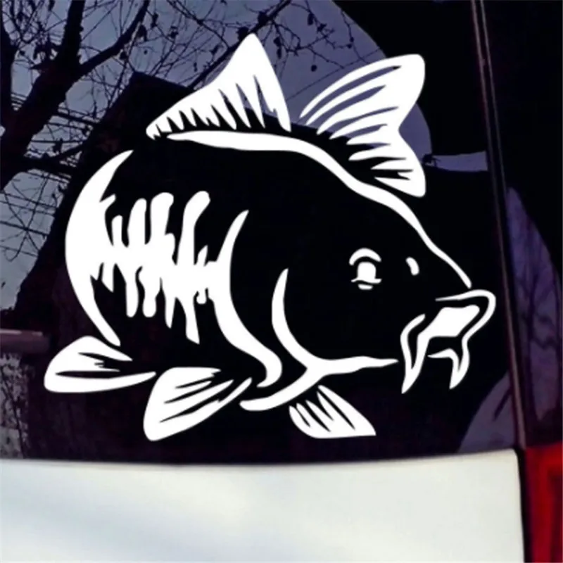 Car Sticker Cartoon Carp Fishi - مراجعة Fishing Boat Oar وسعره