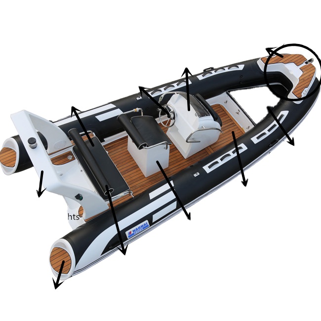 16ft 4.80m Hypalon Material Fi - مراجعة Fishing Boat Fiberglass وسعره