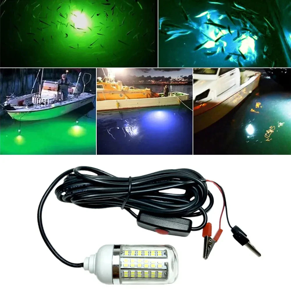 12V Underwater Lamp 15W 108 LE - مراجعة Fishing Boat Navigation Light وسعره