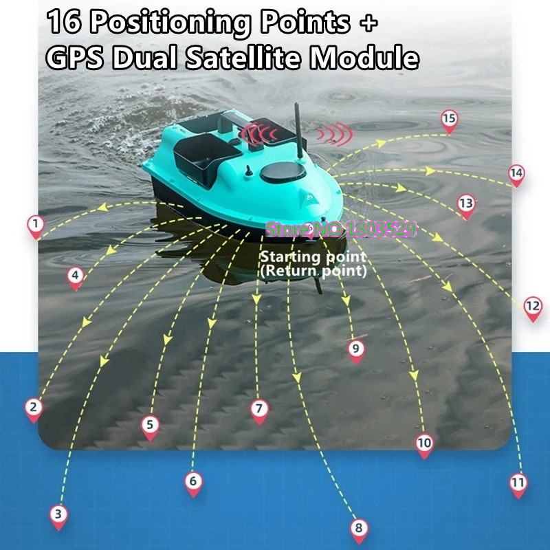 16 GPS Positio Profession RC G - مراجعة Fishing Boat Gps وسعره