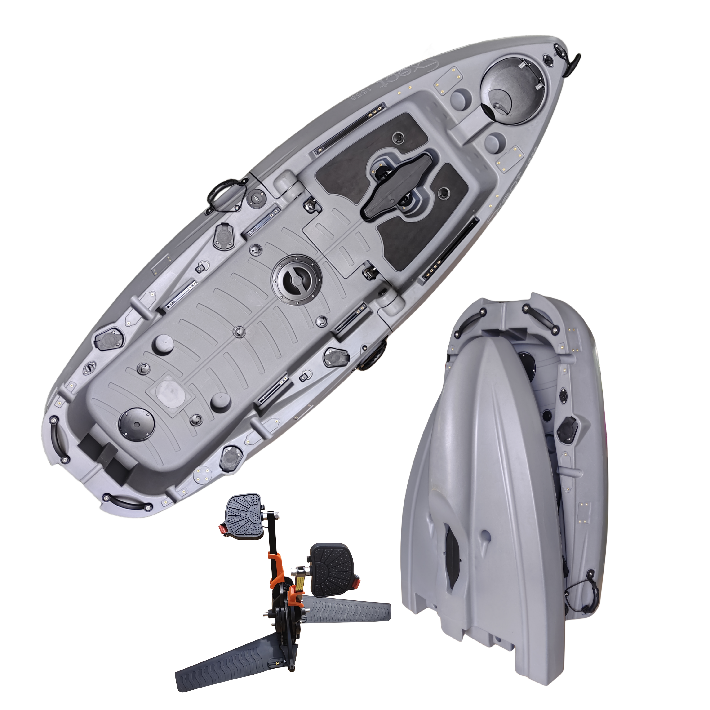 Plastic Kayak Pedal Kayak Fish - مراجعة Fishing Boat Seat وسعره