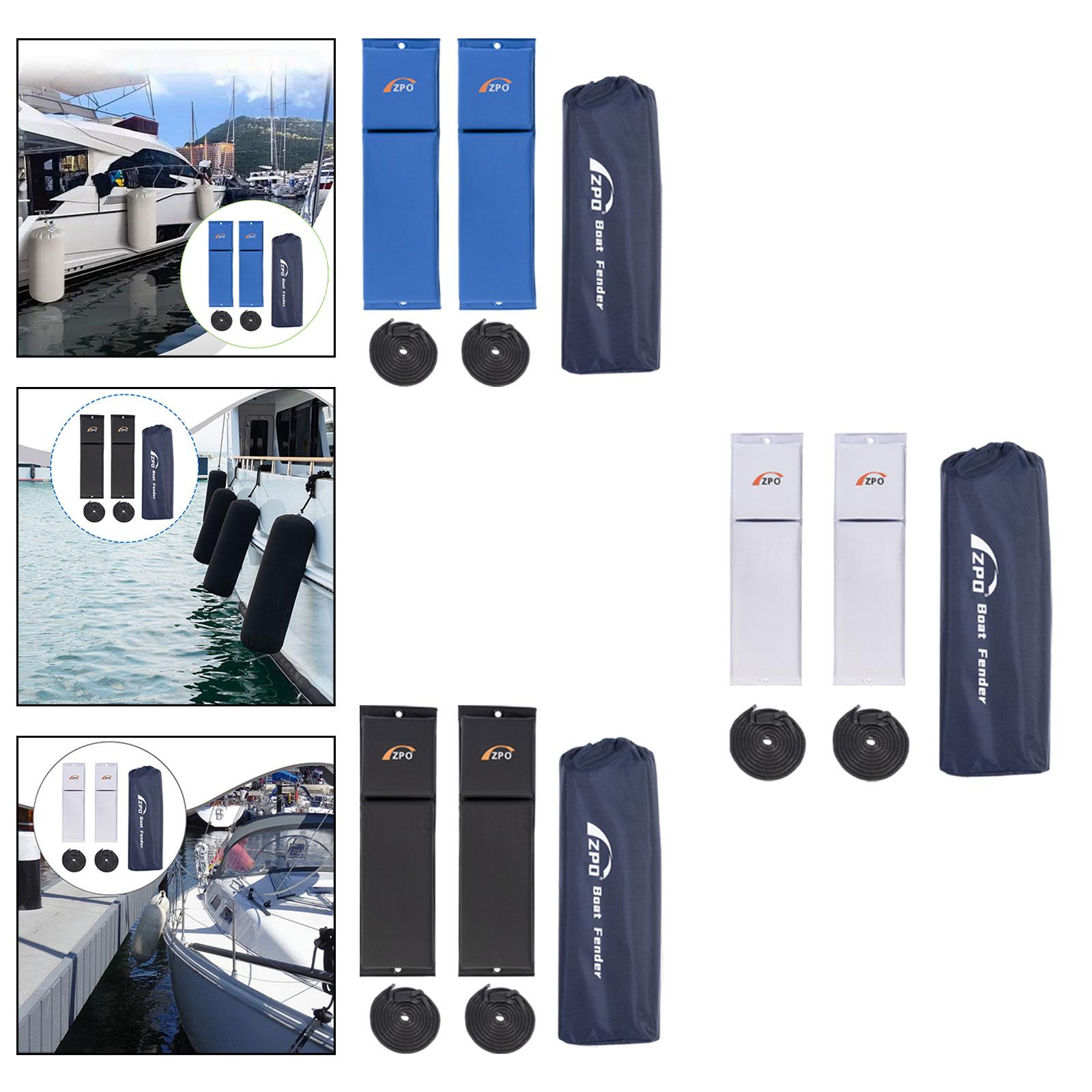 2Pcs Flat Boat Fender with Rop - مراجعة Fishing Boat Paddle وسعره