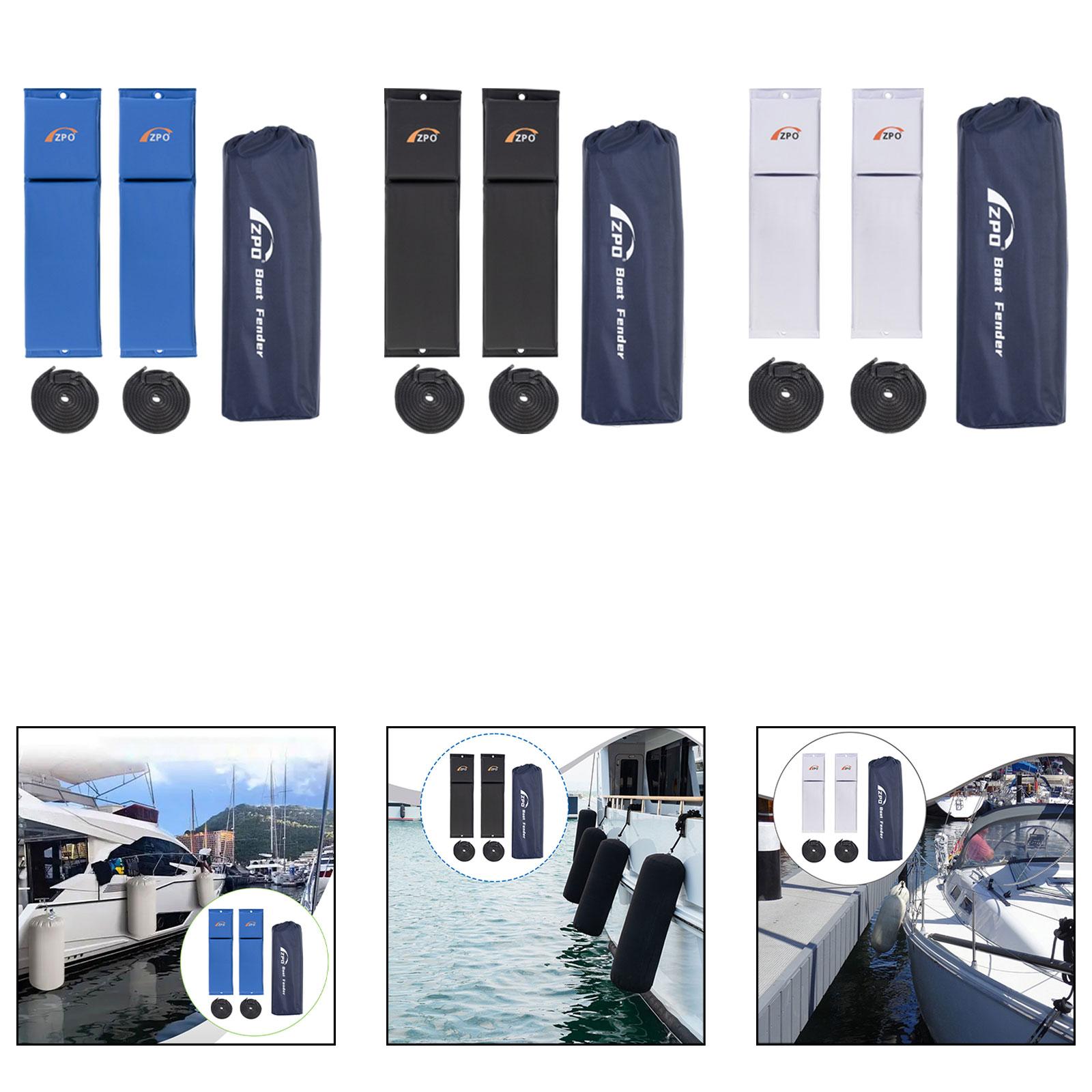 2Pcs Flat Boat Fender with Rop - مراجعة Fishing Boat Paddle وسعره