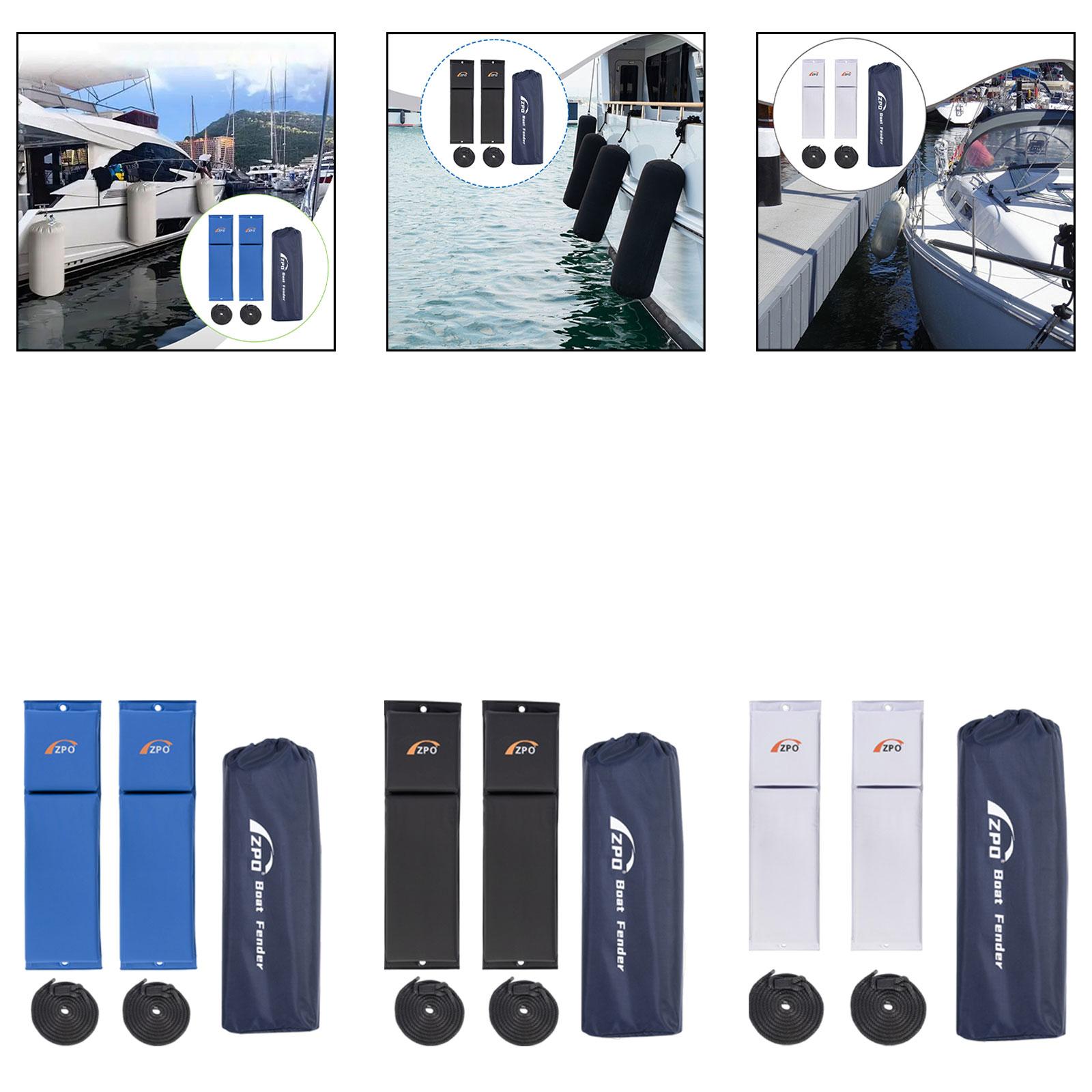 2Pcs Flat Boat Fender with Rop - مراجعة Fishing Boat Paddle وسعره