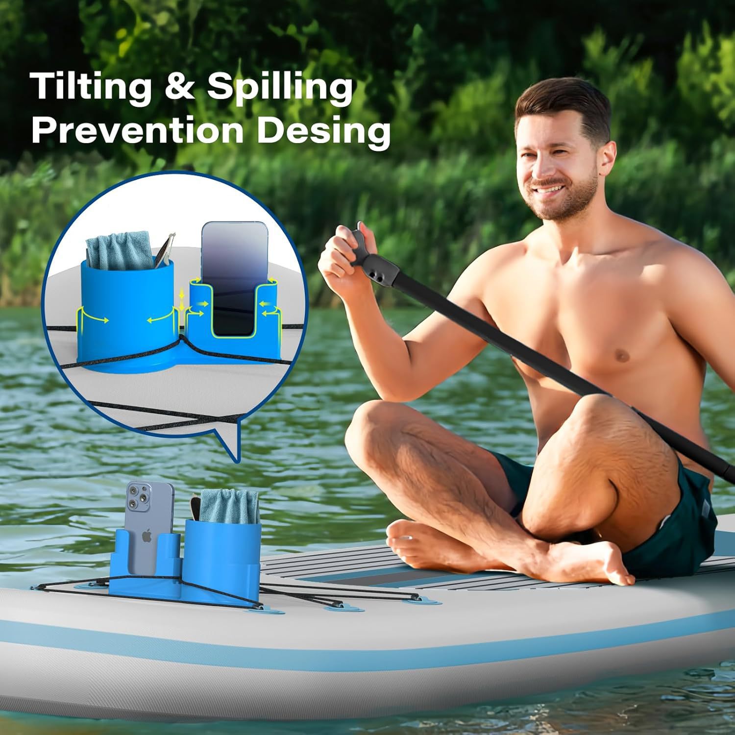 Kayak Drink Holder Surfboard K - مراجعة Fishing Boat Anchor وسعره
