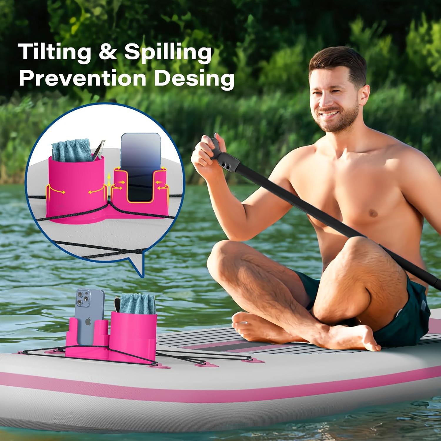 Kayak Drink Holder Surfboard K - مراجعة Fishing Boat Anchor وسعره