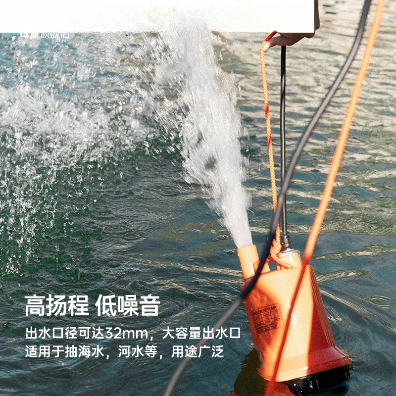 Marine bilge pump 12V24v DC su - مراجعة Fishing Boat Bilge Pump وسعره