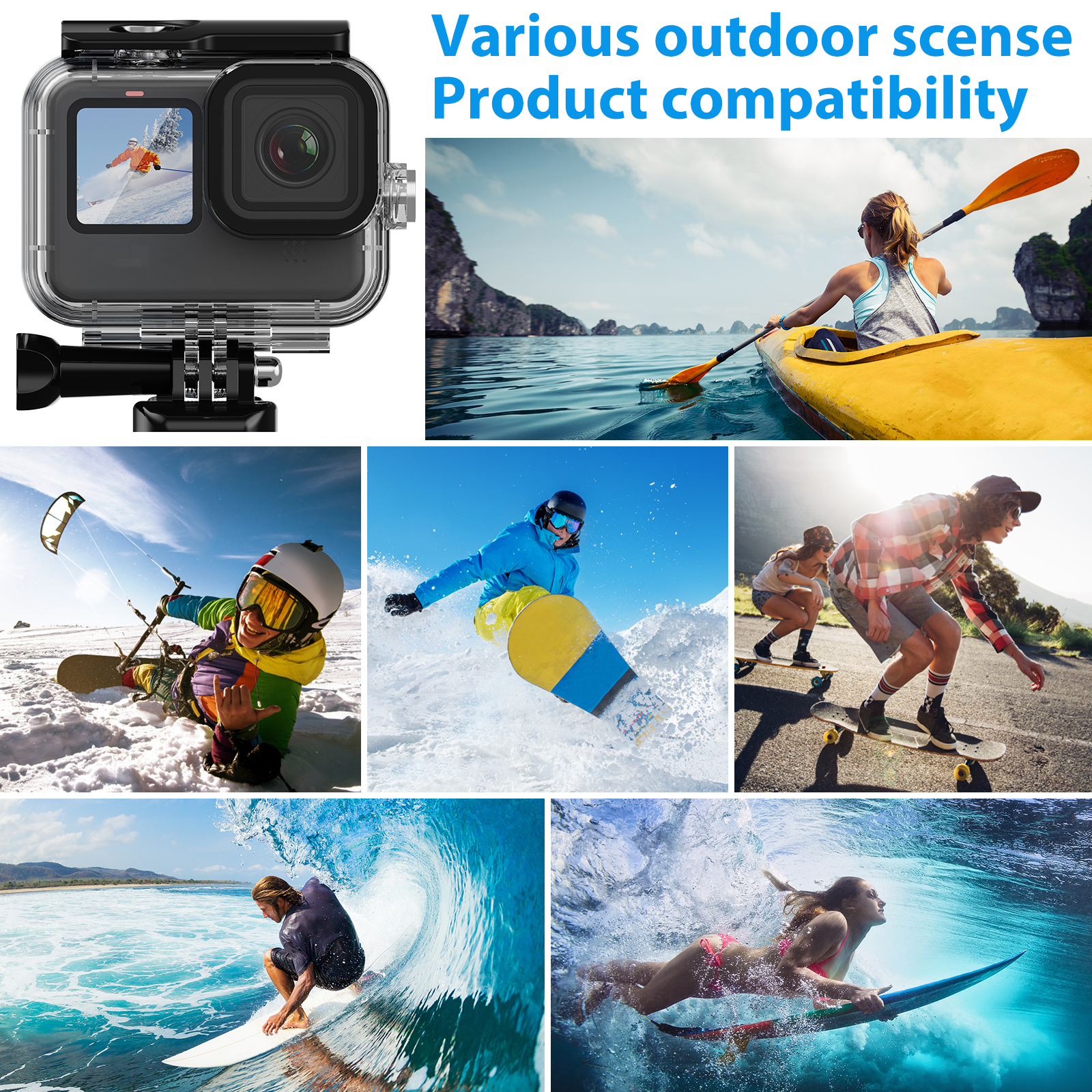 Action Camera Accessories For  - مراجعة Fishing Boat Cover وسعره
