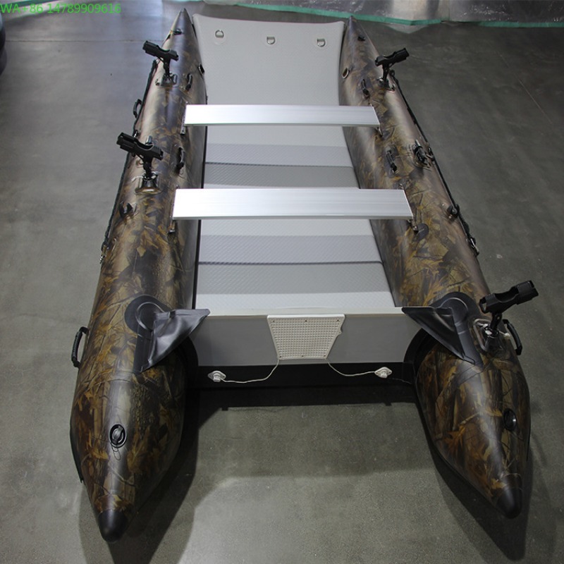 High-Speed Catamaran Inflatabl - مراجعة Fishing Boat Inflatable وسعره