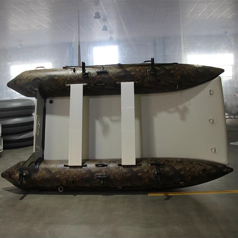 High-Speed Catamaran Inflatabl - مراجعة Fishing Boat Inflatable وسعره