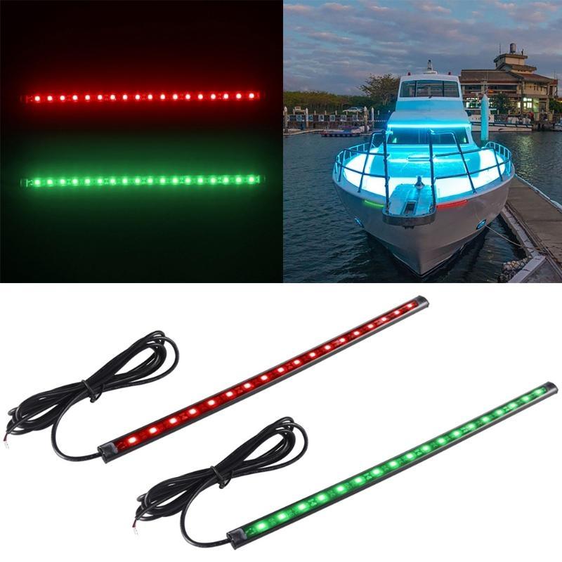 652F 2Pcs LED Boat Navigation  - مراجعة Fishing Boat Navigation Light وسعره