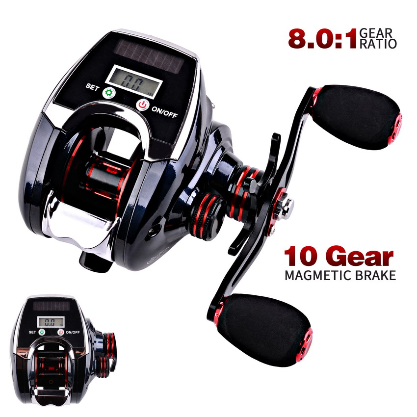 8.0:1 19+1BB Fishing Reel Left - مراجعة Fishing Boat Steering Wheel وسعره