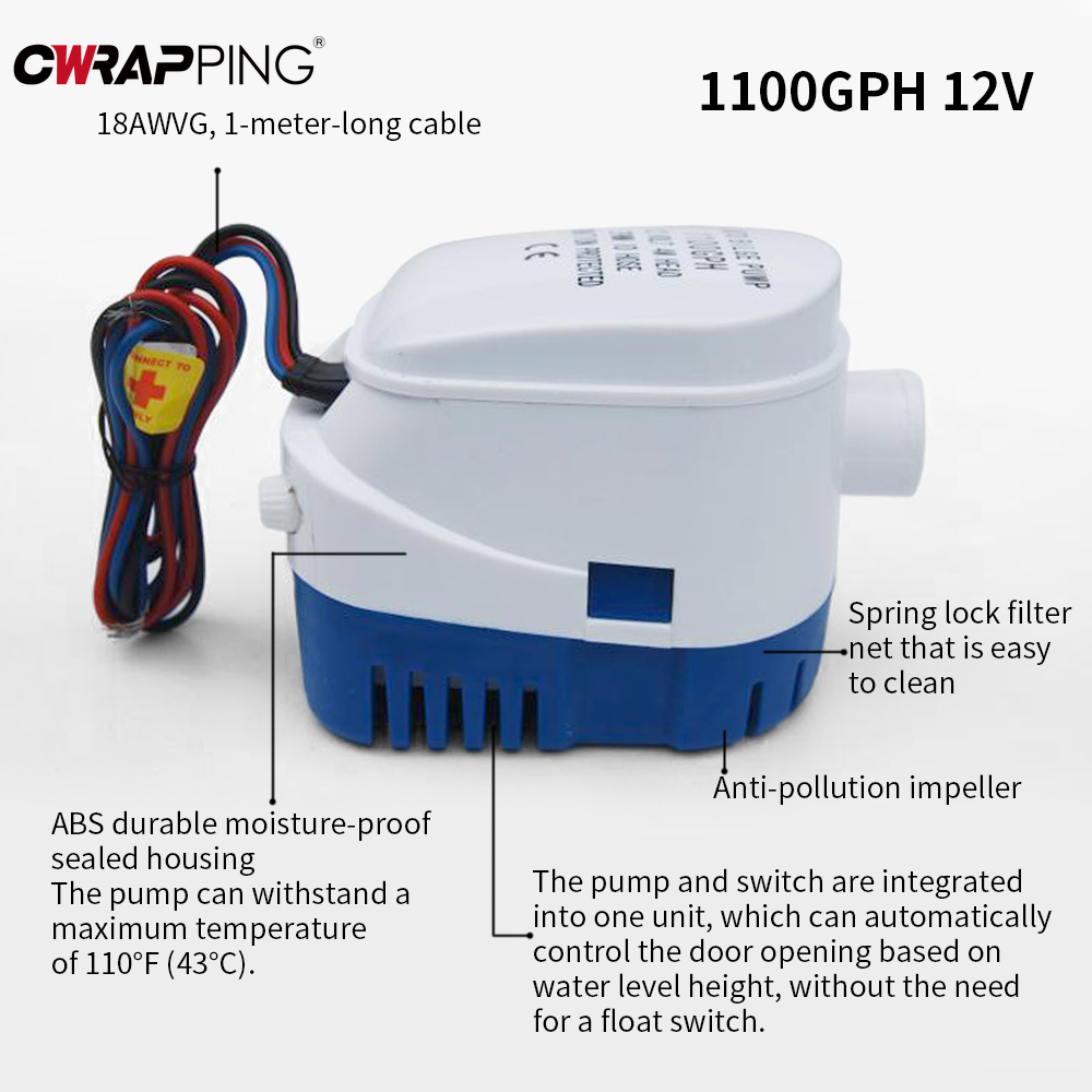 Car RV Bilge Pump for Boats Ac - مراجعة Fishing Boat Bilge Pump وسعره