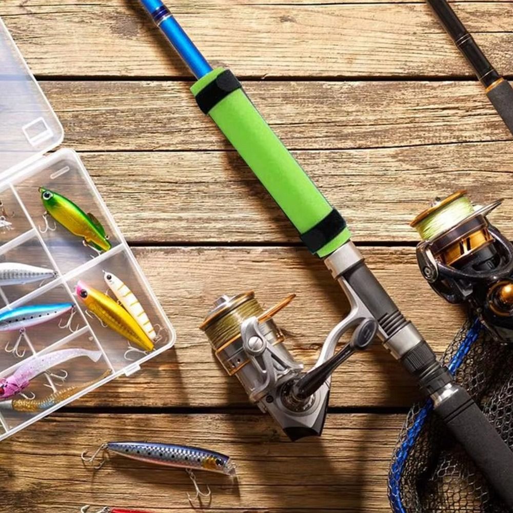 Foam Fishing rod sponge coverR - مراجعة Fishing Boat Oar وسعره