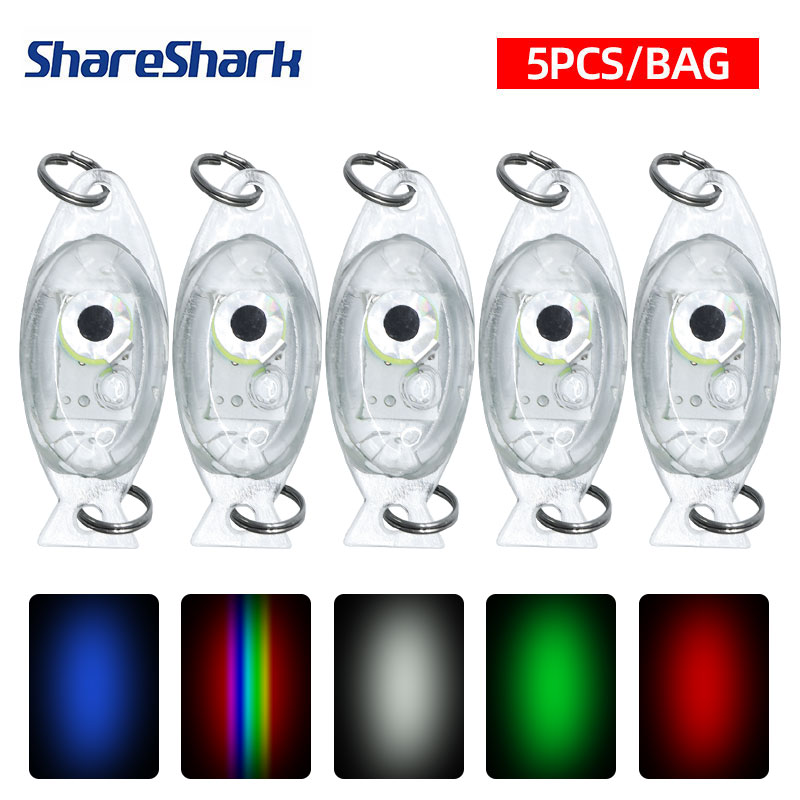 ShareShark 5pcs Deep Drop Fish - مراجعة Fishing Boat Navigation Light وسعره