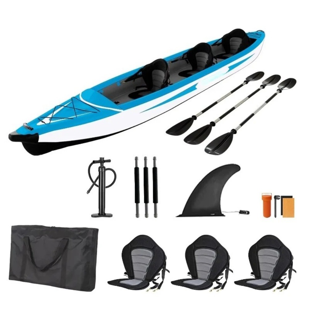 Inflatable Fishing Kayak Folda - مراجعة Fishing Boat Seat وسعره