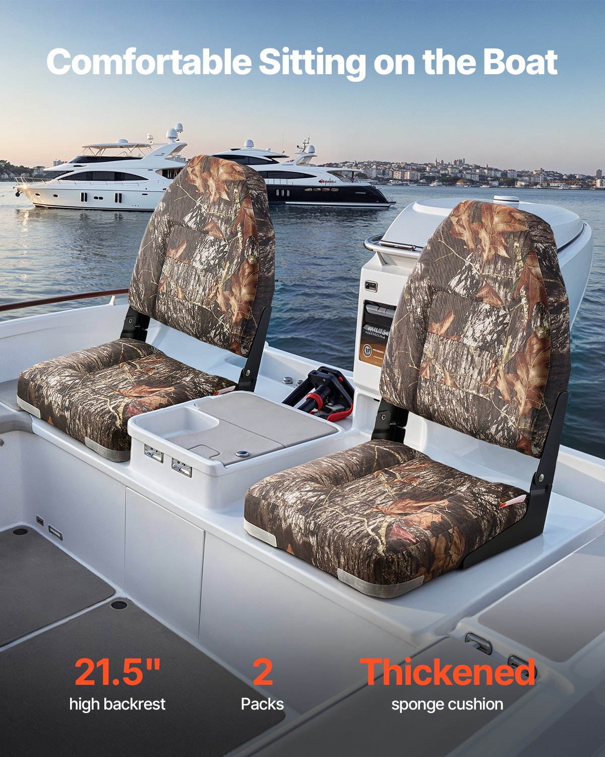Boat Seat, High Backrest, Fold - مراجعة Fishing Boat Seat وسعره