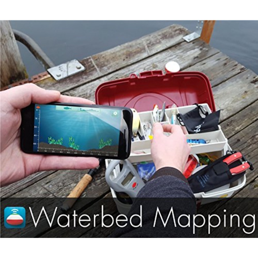 Portable wireless Bluetooth fi - مراجعة Fishing Boat Depth Finder وسعره