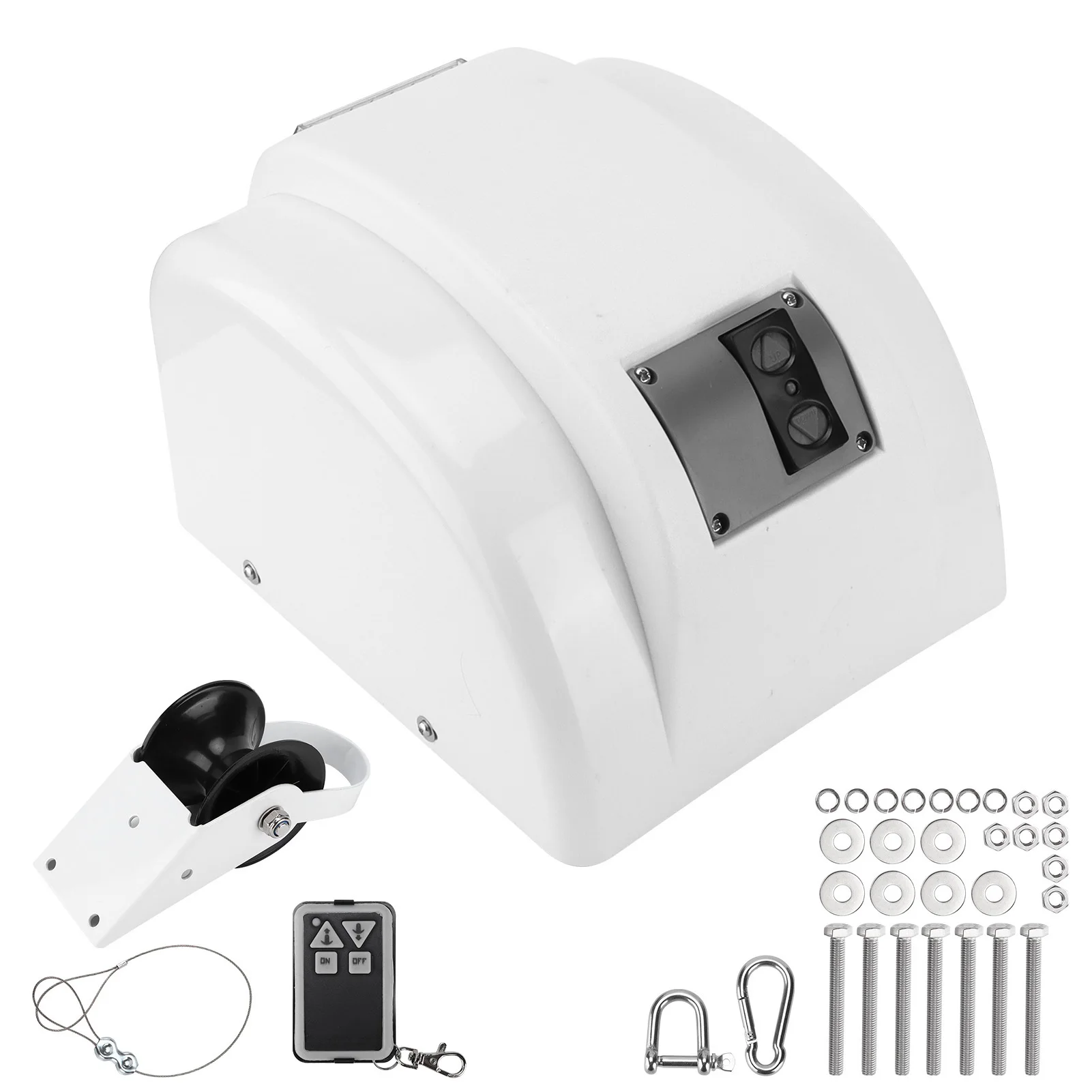 30LBS 12V Electric Winch Marin - مراجعة Fishing Boat Anchor Winch وسعره