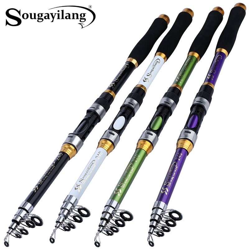 Sougayilang 4 Colors Telescopi - مراجعة Fishing Boat Fiberglass وسعره