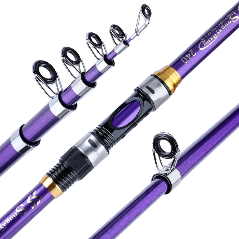 Sougayilang 4 Colors Telescopi - مراجعة Fishing Boat Fiberglass وسعره