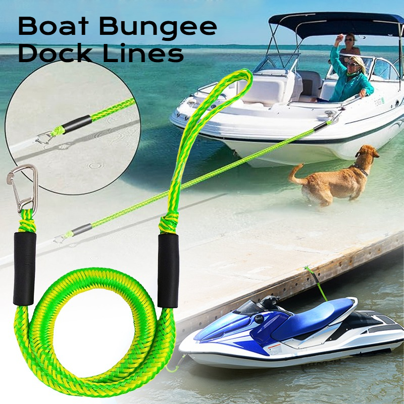 Boat Bungee Dock Line M8 Hook  - مراجعة Fishing Boat Anchor وسعره