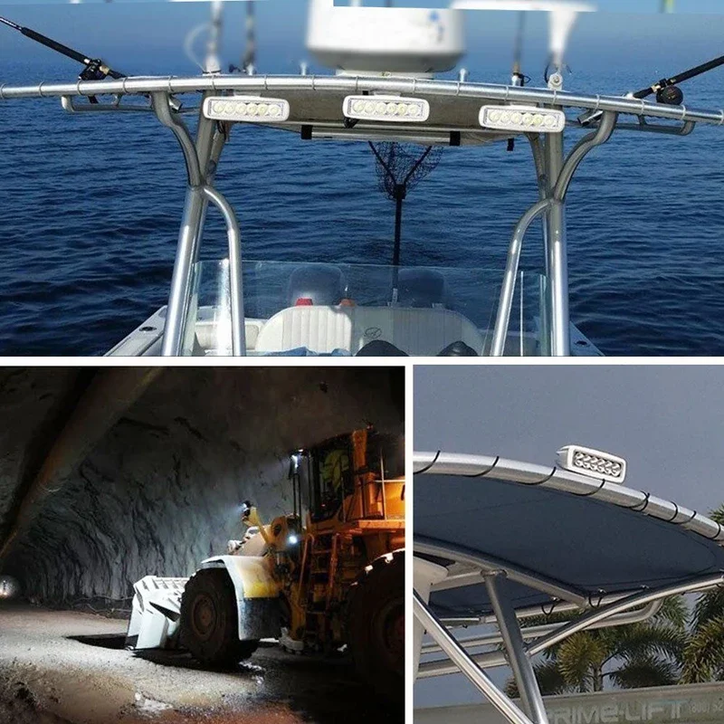 2pcs 12V 6 LED Deck Marine Spr - مراجعة Fishing Boat Trailer وسعره