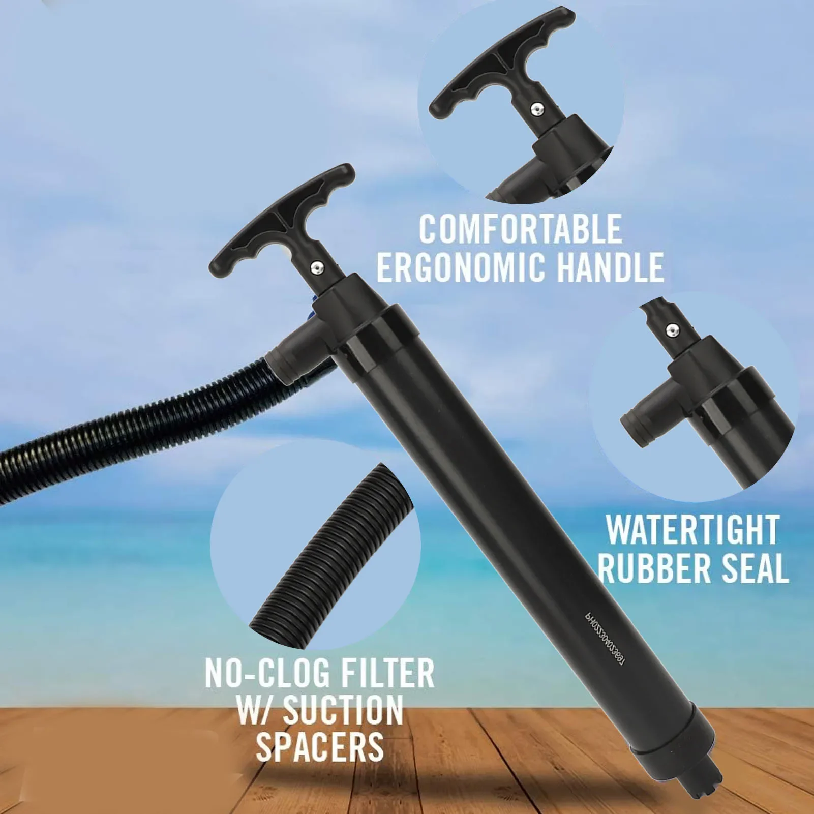 Manual Bilge Pump With Hose Po - مراجعة Fishing Boat Bilge Pump وسعره