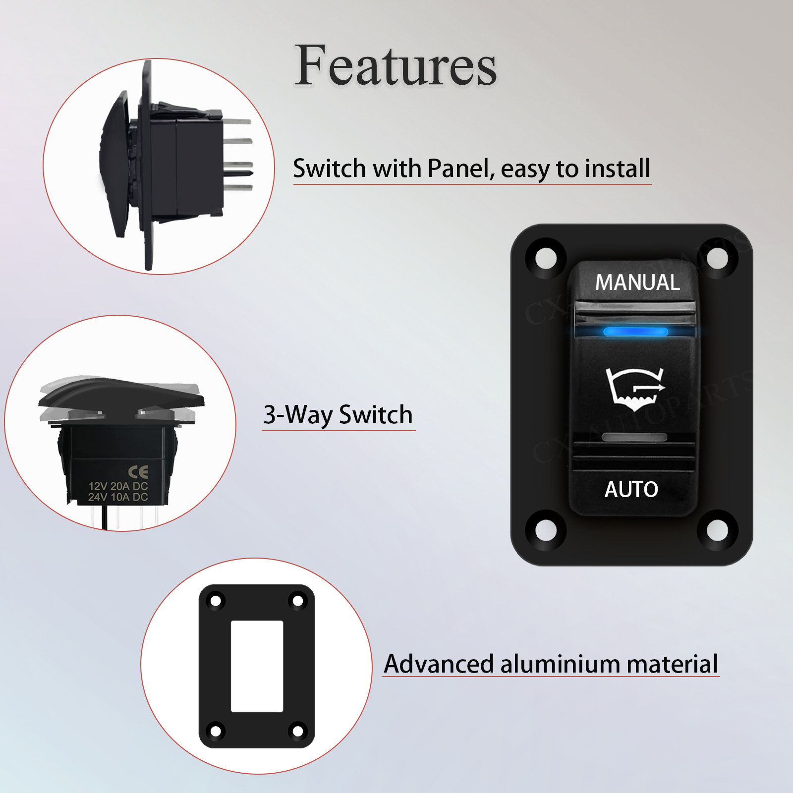 3 Way Bilge Pump Rocker Switch - مراجعة Fishing Boat Bilge Pump وسعره
