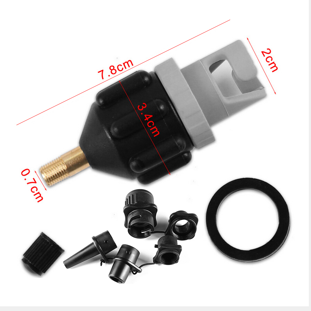 Air Valve Adaptor for SUP Boar - مراجعة Fishing Boat Paddle وسعره